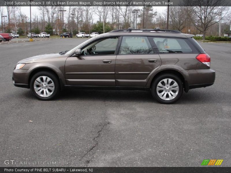 Deep Bronze Metallic / Warm Ivory/Dark Taupe 2008 Subaru Outback 3.0R L.L.Bean Edition Wagon