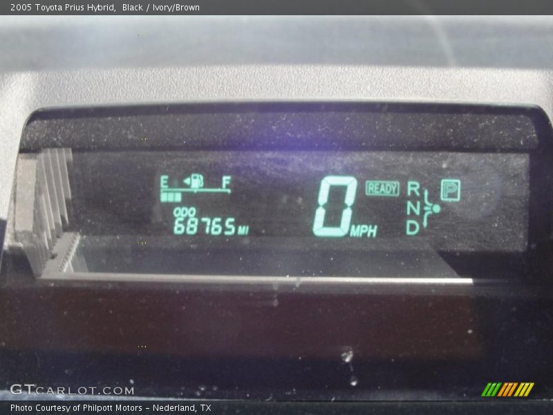 Black / Ivory/Brown 2005 Toyota Prius Hybrid