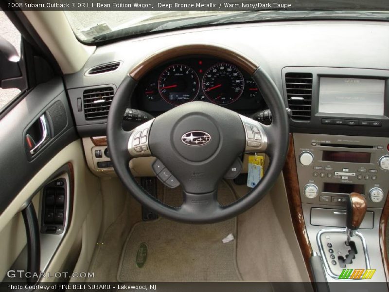 Deep Bronze Metallic / Warm Ivory/Dark Taupe 2008 Subaru Outback 3.0R L.L.Bean Edition Wagon