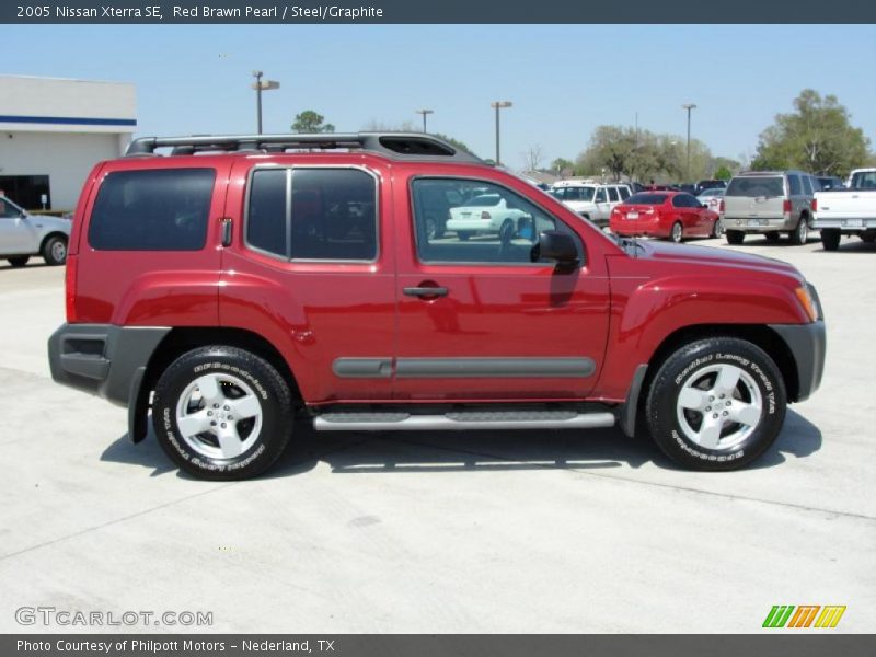 Red Brawn Pearl / Steel/Graphite 2005 Nissan Xterra SE