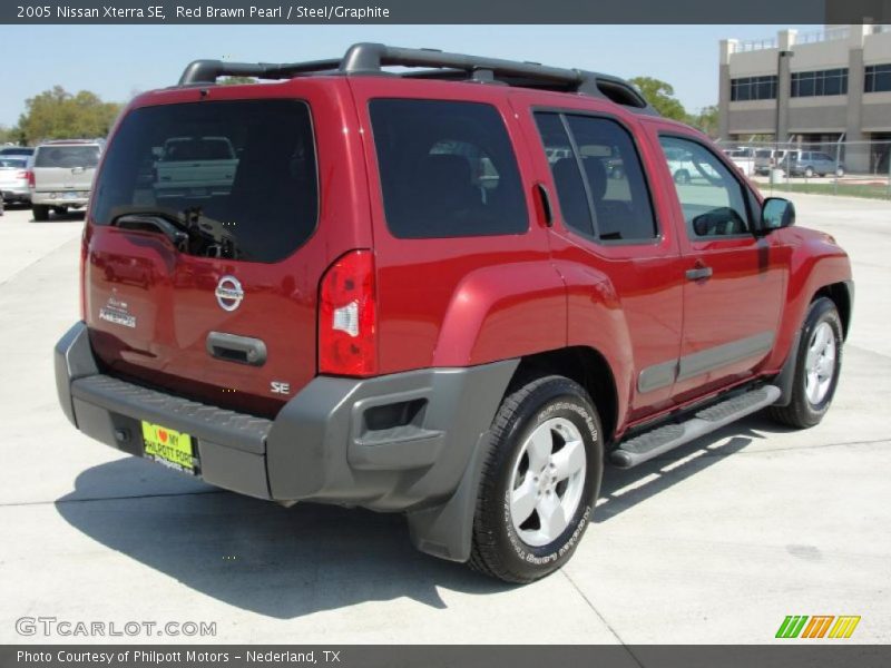 Red Brawn Pearl / Steel/Graphite 2005 Nissan Xterra SE