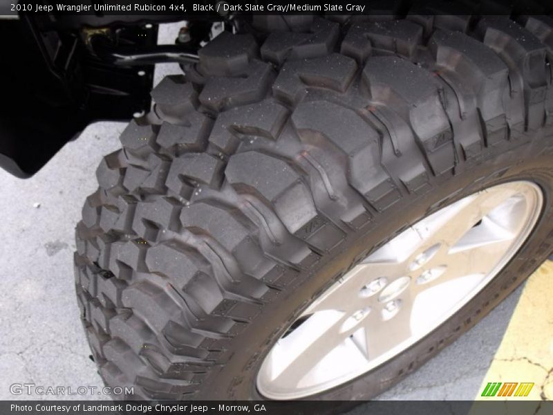 Black / Dark Slate Gray/Medium Slate Gray 2010 Jeep Wrangler Unlimited Rubicon 4x4
