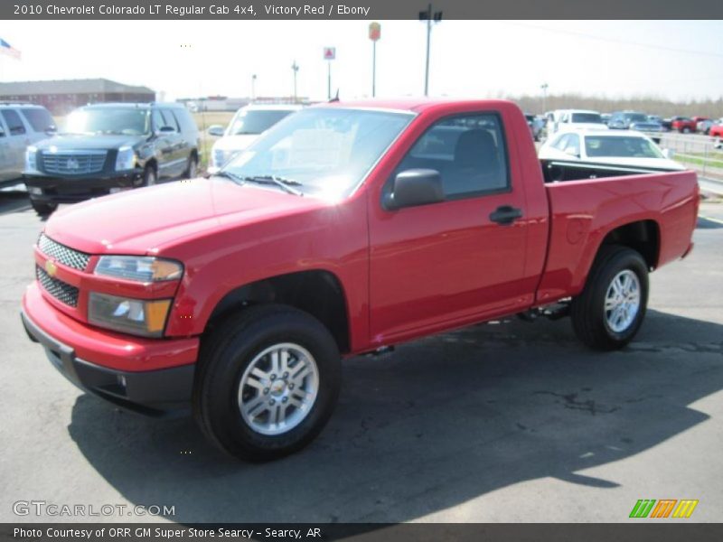 Victory Red / Ebony 2010 Chevrolet Colorado LT Regular Cab 4x4