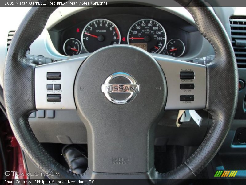 Red Brawn Pearl / Steel/Graphite 2005 Nissan Xterra SE