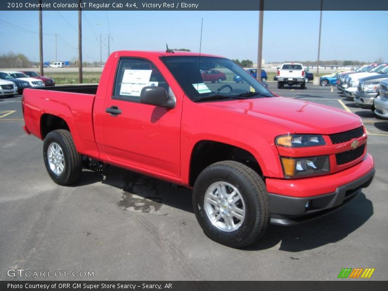 Victory Red / Ebony 2010 Chevrolet Colorado LT Regular Cab 4x4