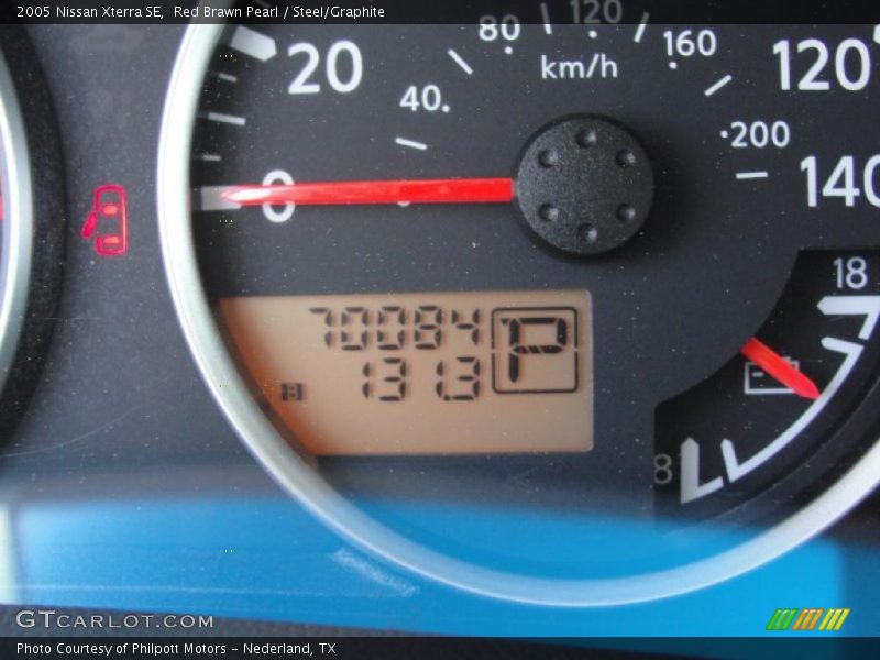 Red Brawn Pearl / Steel/Graphite 2005 Nissan Xterra SE