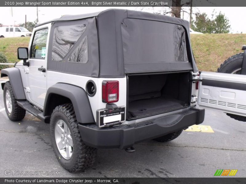 Bright Silver Metallic / Dark Slate Gray/Blue 2010 Jeep Wrangler Sport Islander Edition 4x4