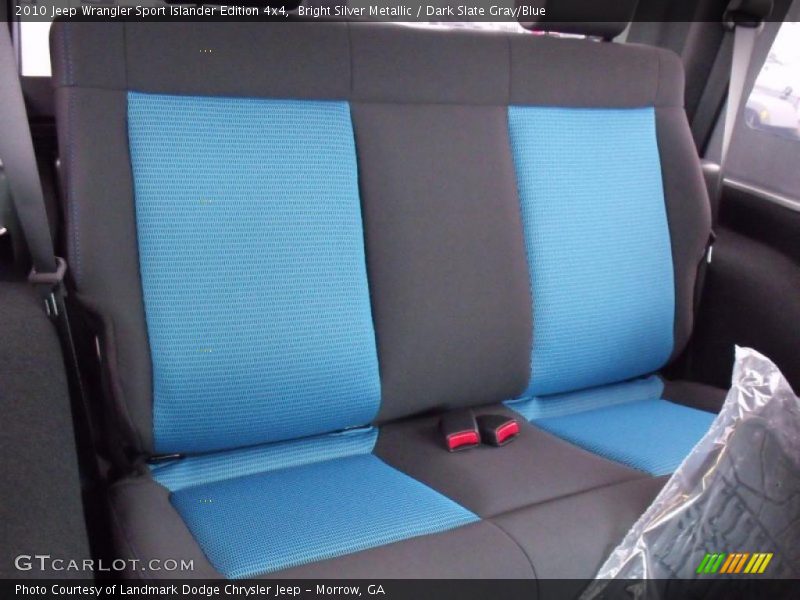 Bright Silver Metallic / Dark Slate Gray/Blue 2010 Jeep Wrangler Sport Islander Edition 4x4