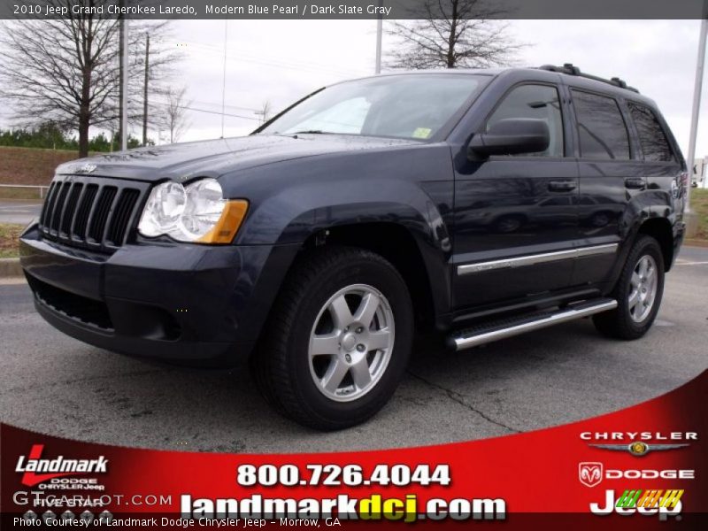 Modern Blue Pearl / Dark Slate Gray 2010 Jeep Grand Cherokee Laredo