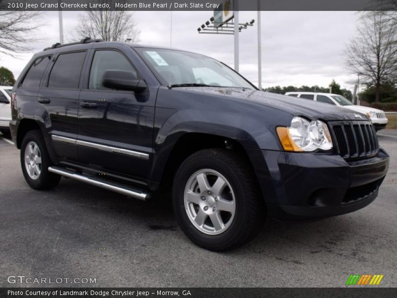 Modern Blue Pearl / Dark Slate Gray 2010 Jeep Grand Cherokee Laredo