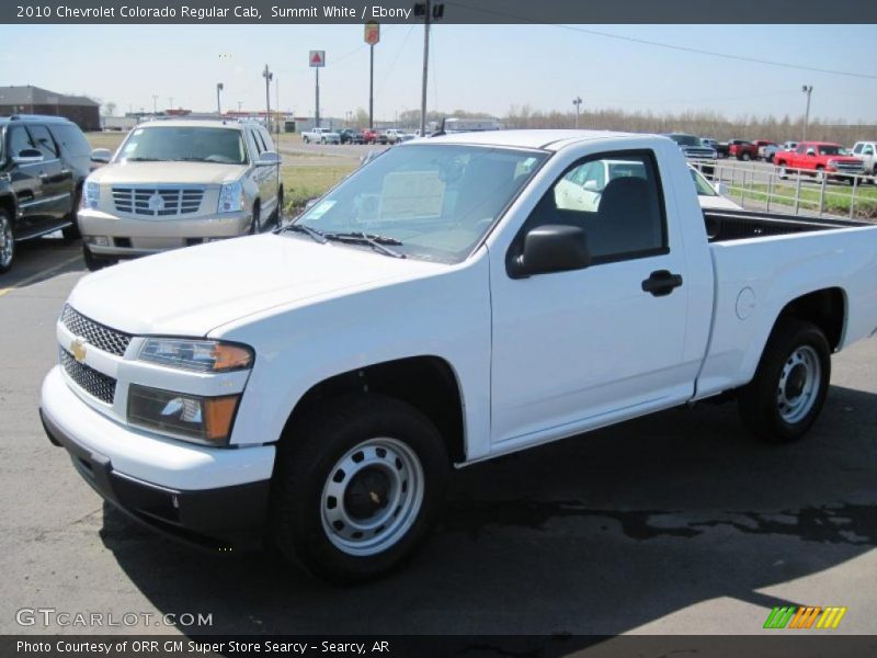 Summit White / Ebony 2010 Chevrolet Colorado Regular Cab