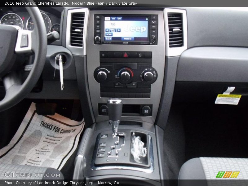 Modern Blue Pearl / Dark Slate Gray 2010 Jeep Grand Cherokee Laredo
