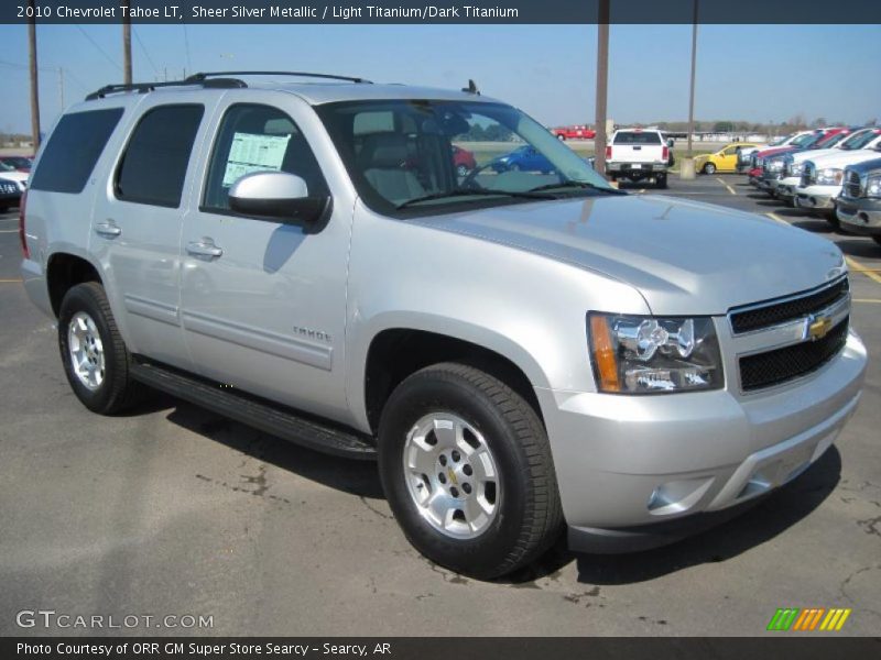 Sheer Silver Metallic / Light Titanium/Dark Titanium 2010 Chevrolet Tahoe LT