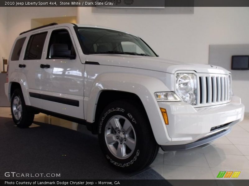 Stone White / Dark Slate Gray 2010 Jeep Liberty Sport 4x4