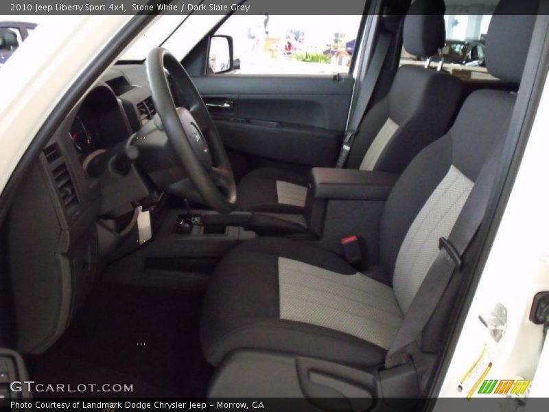 Stone White / Dark Slate Gray 2010 Jeep Liberty Sport 4x4
