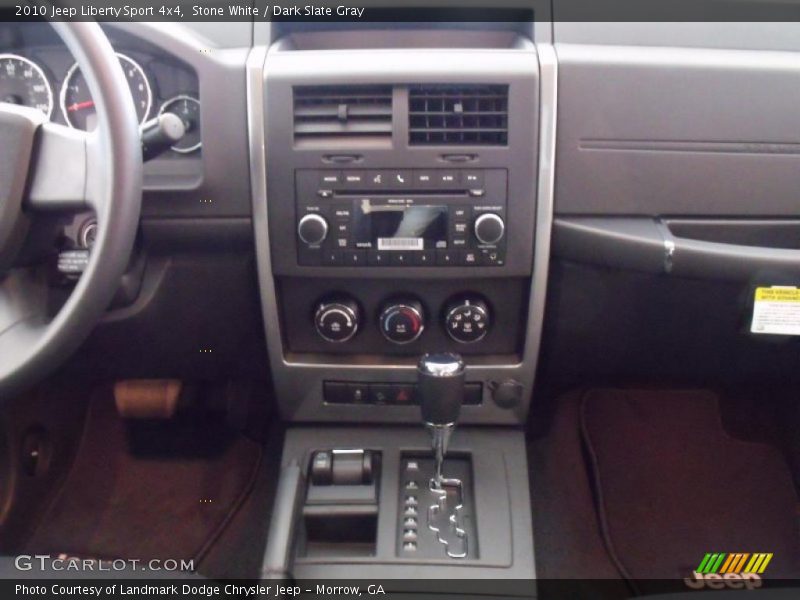 Stone White / Dark Slate Gray 2010 Jeep Liberty Sport 4x4