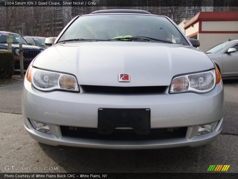 Silver Nickel / Grey 2004 Saturn ION 3 Quad Coupe