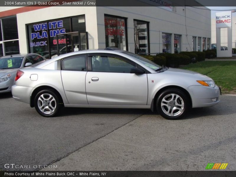 Silver Nickel / Grey 2004 Saturn ION 3 Quad Coupe