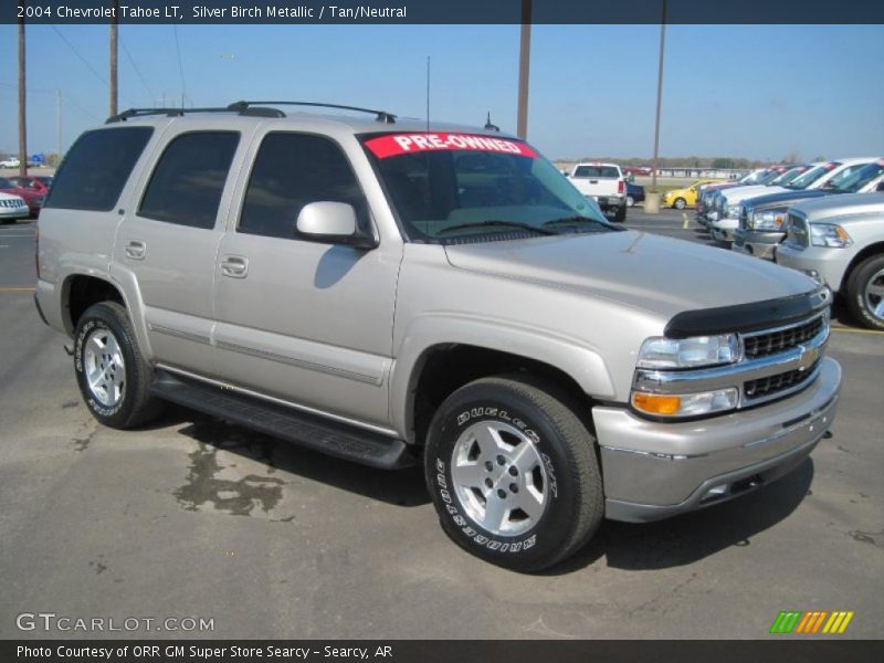 Silver Birch Metallic / Tan/Neutral 2004 Chevrolet Tahoe LT