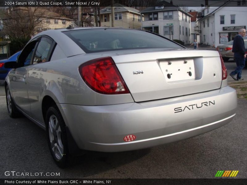 Silver Nickel / Grey 2004 Saturn ION 3 Quad Coupe