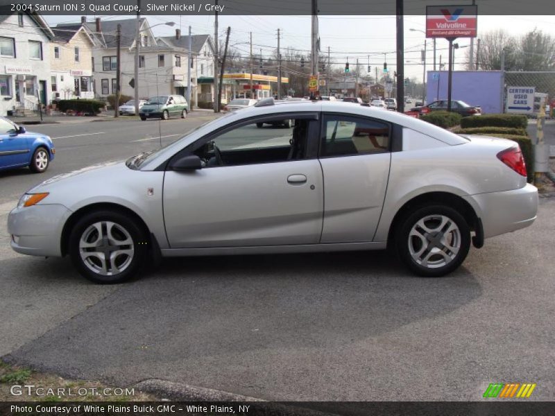 Silver Nickel / Grey 2004 Saturn ION 3 Quad Coupe