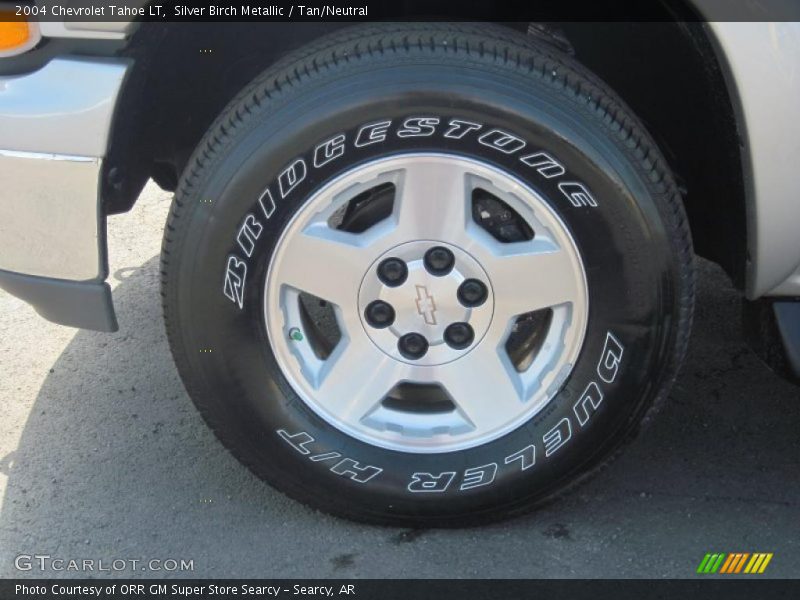 Silver Birch Metallic / Tan/Neutral 2004 Chevrolet Tahoe LT