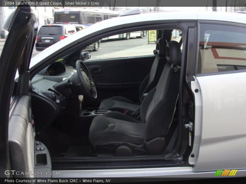 Silver Nickel / Grey 2004 Saturn ION 3 Quad Coupe