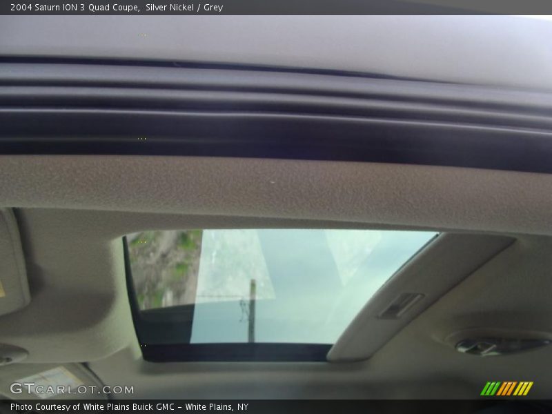 Silver Nickel / Grey 2004 Saturn ION 3 Quad Coupe