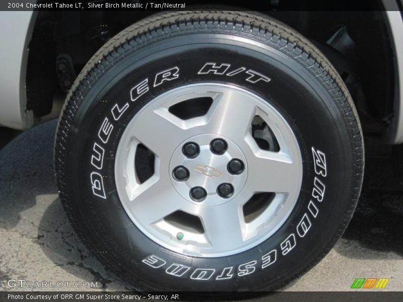 Silver Birch Metallic / Tan/Neutral 2004 Chevrolet Tahoe LT