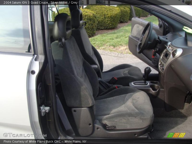 Silver Nickel / Grey 2004 Saturn ION 3 Quad Coupe