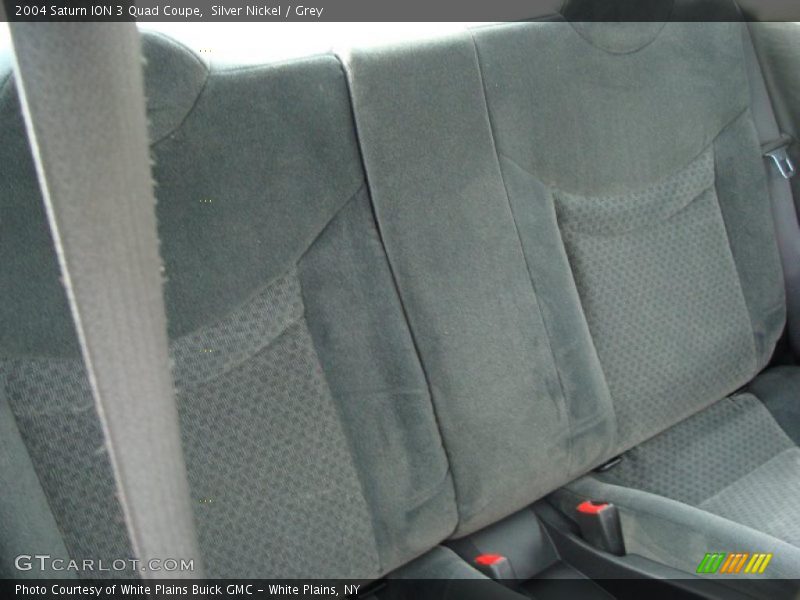 Silver Nickel / Grey 2004 Saturn ION 3 Quad Coupe