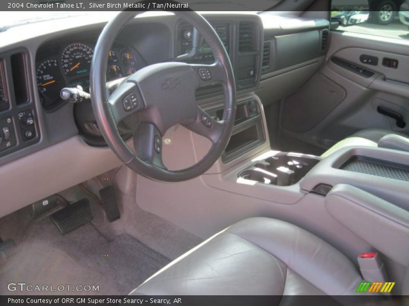 Silver Birch Metallic / Tan/Neutral 2004 Chevrolet Tahoe LT