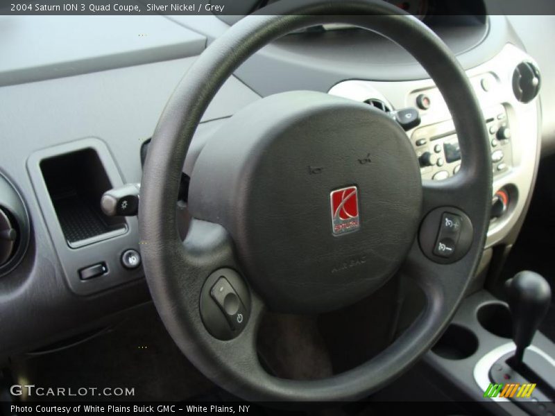 Silver Nickel / Grey 2004 Saturn ION 3 Quad Coupe