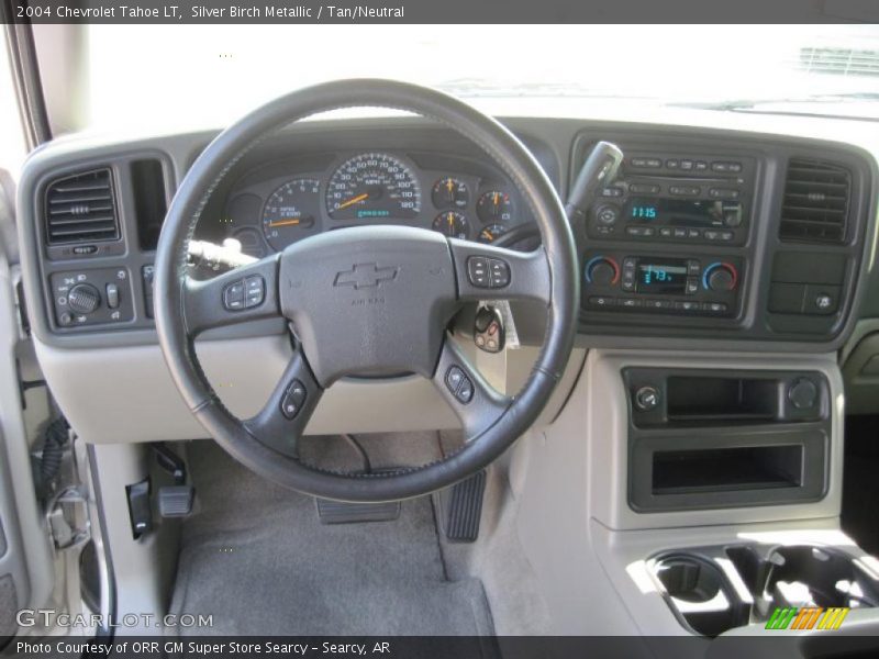Silver Birch Metallic / Tan/Neutral 2004 Chevrolet Tahoe LT
