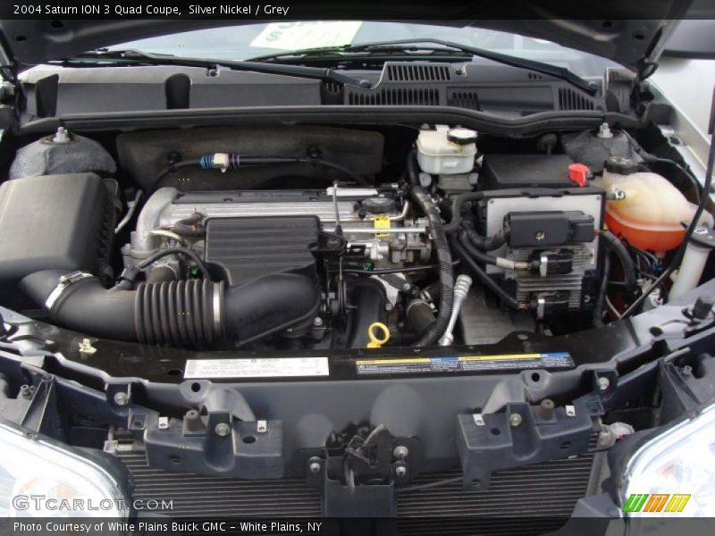 Silver Nickel / Grey 2004 Saturn ION 3 Quad Coupe
