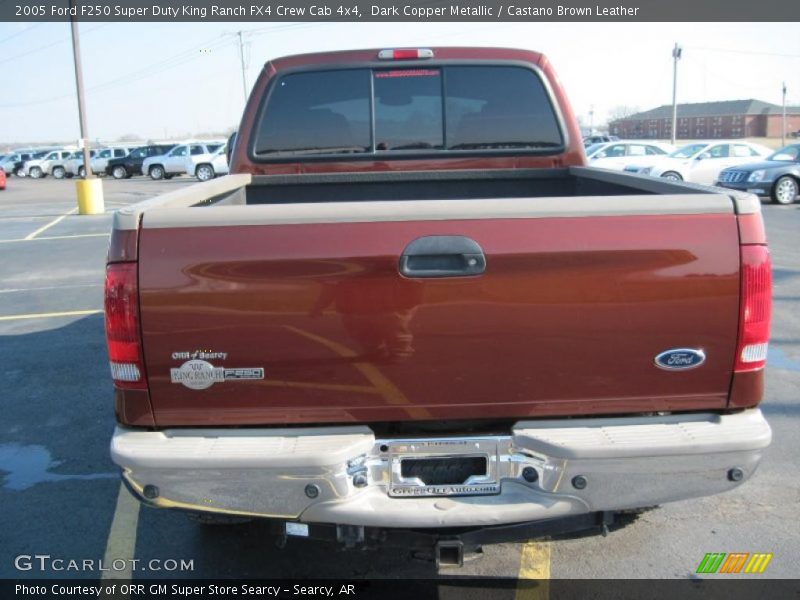 Dark Copper Metallic / Castano Brown Leather 2005 Ford F250 Super Duty King Ranch FX4 Crew Cab 4x4