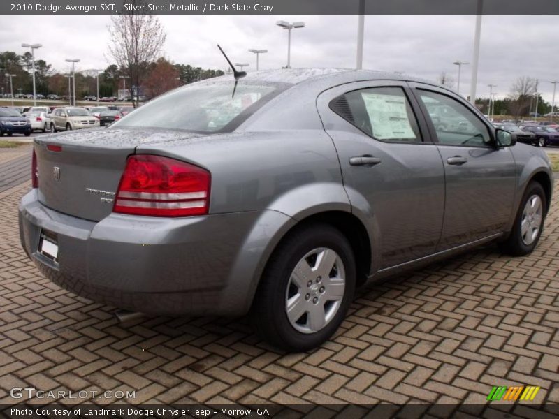 Silver Steel Metallic / Dark Slate Gray 2010 Dodge Avenger SXT