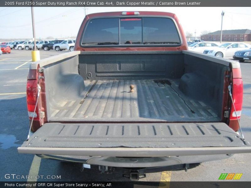 Dark Copper Metallic / Castano Brown Leather 2005 Ford F250 Super Duty King Ranch FX4 Crew Cab 4x4
