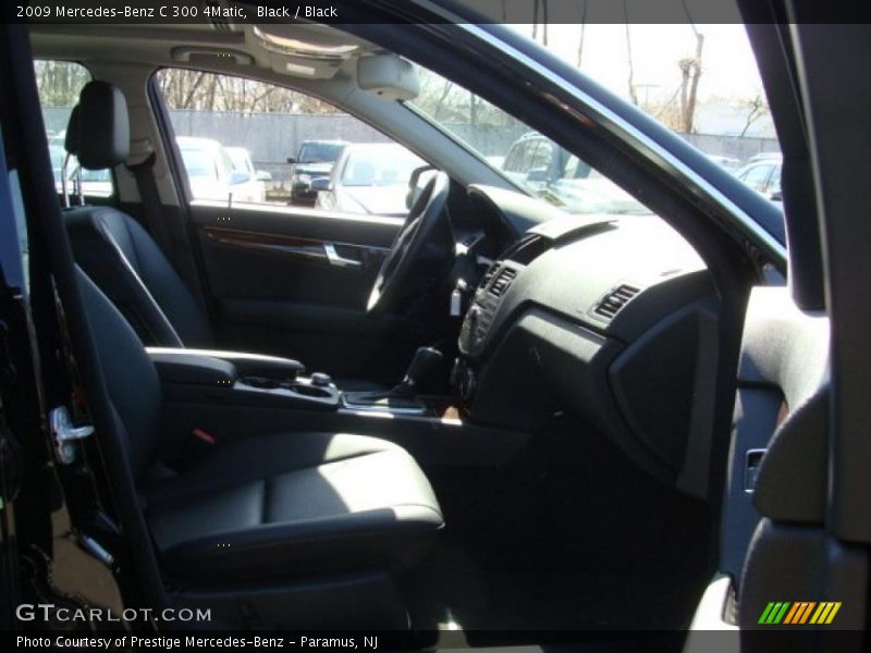 Black / Black 2009 Mercedes-Benz C 300 4Matic