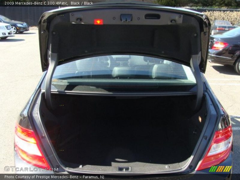 Black / Black 2009 Mercedes-Benz C 300 4Matic