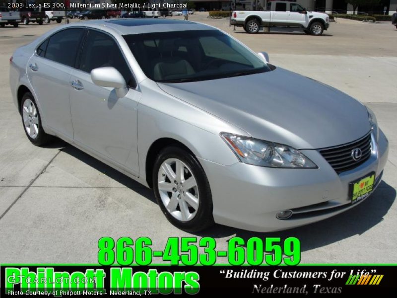 Millennium Silver Metallic / Light Charcoal 2003 Lexus ES 300