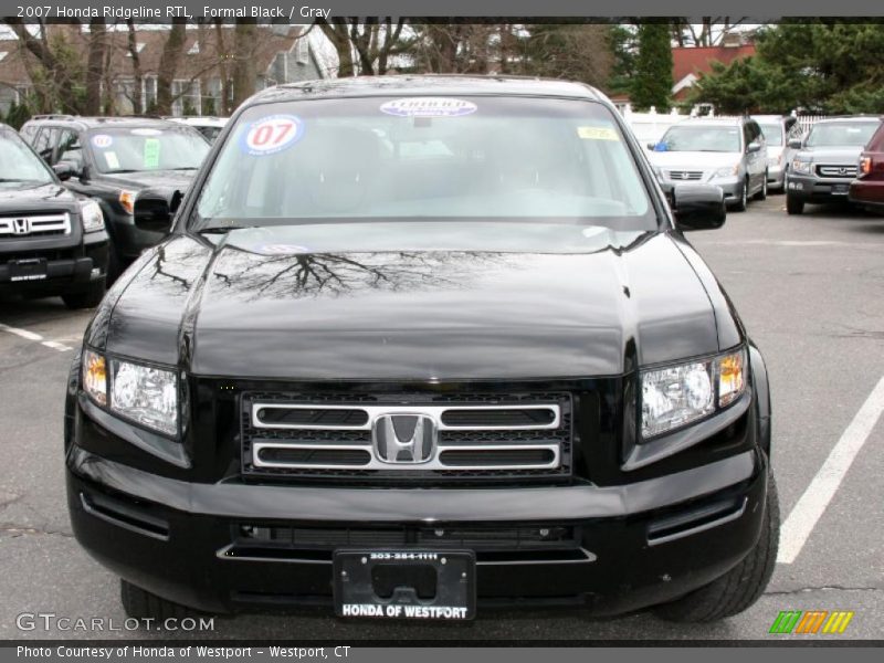 Formal Black / Gray 2007 Honda Ridgeline RTL