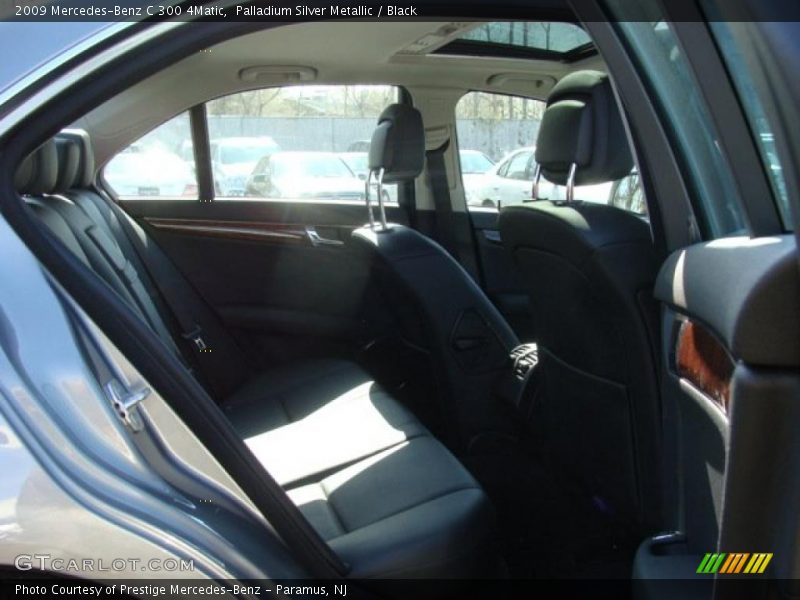 Palladium Silver Metallic / Black 2009 Mercedes-Benz C 300 4Matic
