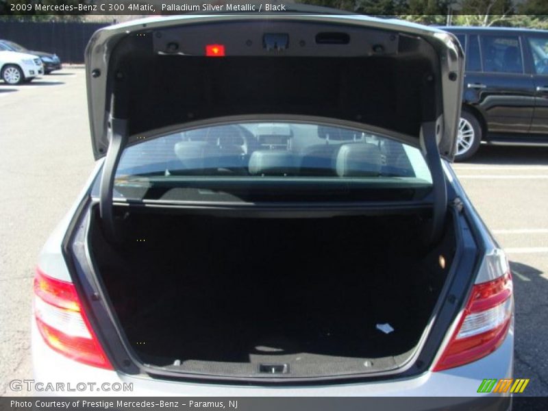 Palladium Silver Metallic / Black 2009 Mercedes-Benz C 300 4Matic
