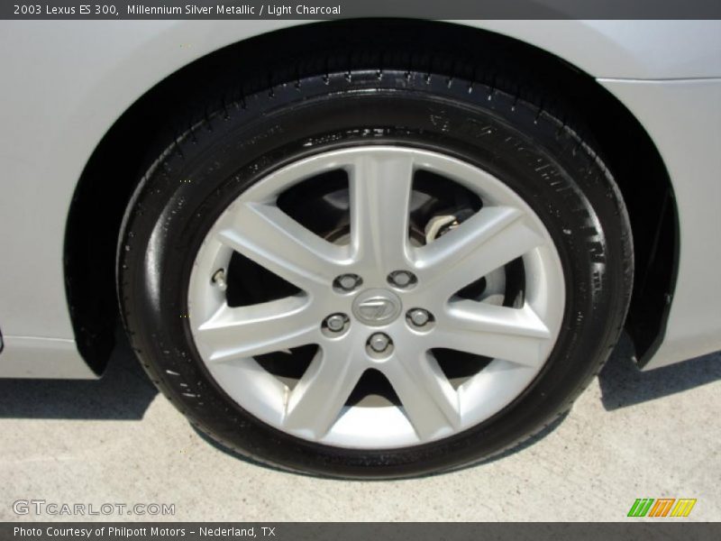 Millennium Silver Metallic / Light Charcoal 2003 Lexus ES 300