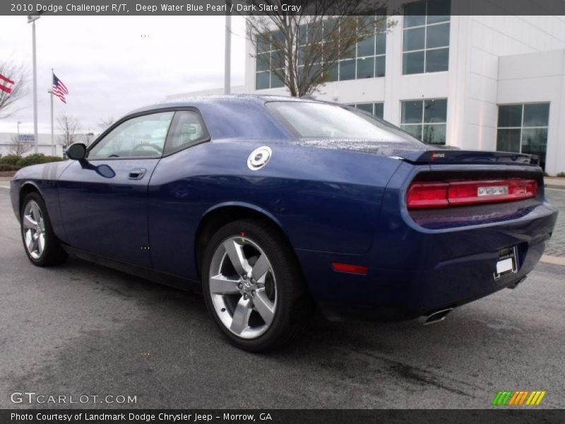 Deep Water Blue Pearl / Dark Slate Gray 2010 Dodge Challenger R/T