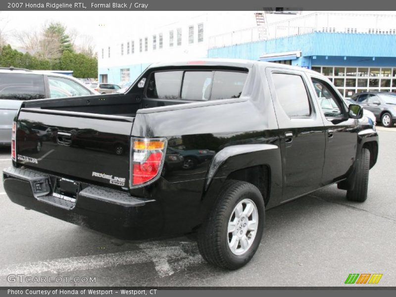 Formal Black / Gray 2007 Honda Ridgeline RTL
