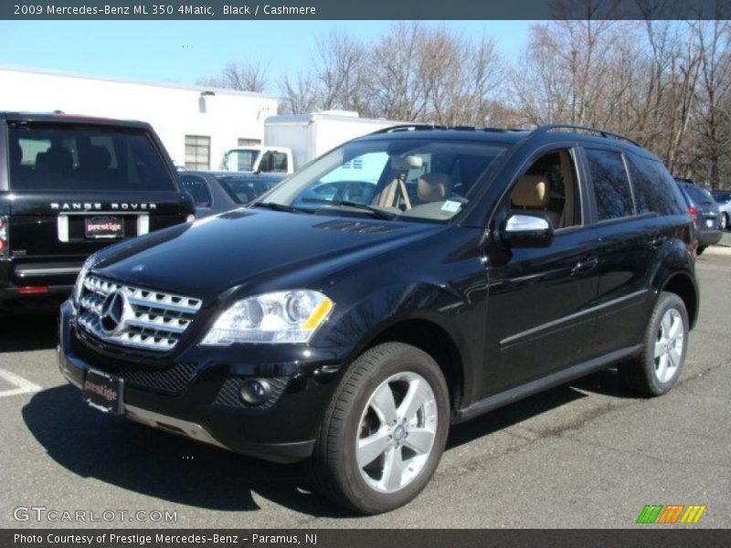Black / Cashmere 2009 Mercedes-Benz ML 350 4Matic