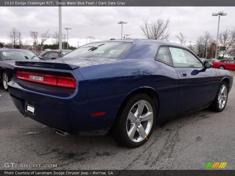 Deep Water Blue Pearl / Dark Slate Gray 2010 Dodge Challenger R/T