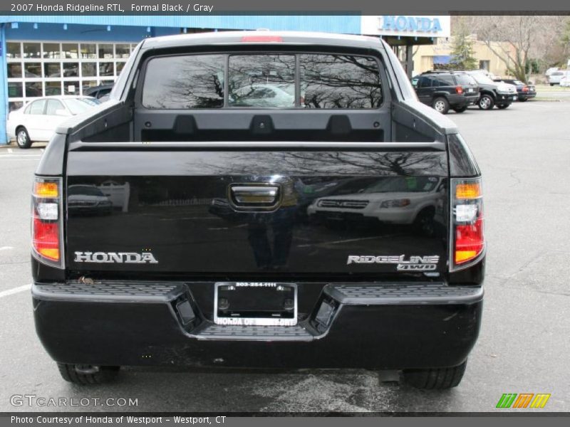 Formal Black / Gray 2007 Honda Ridgeline RTL
